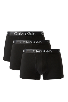 Modern Structure Logo Boxers, Pack of Three